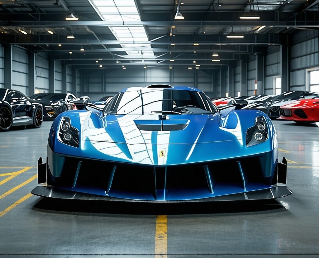 exotic car in warehouse-1-1 exotic car in warehouse-1-1
